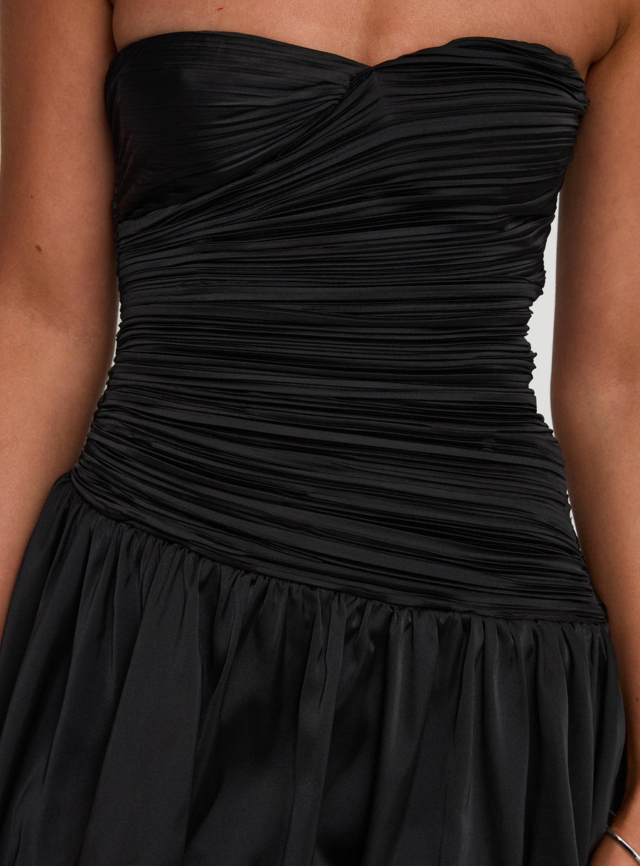 Elmstead Strapless Romper Black · photo 6