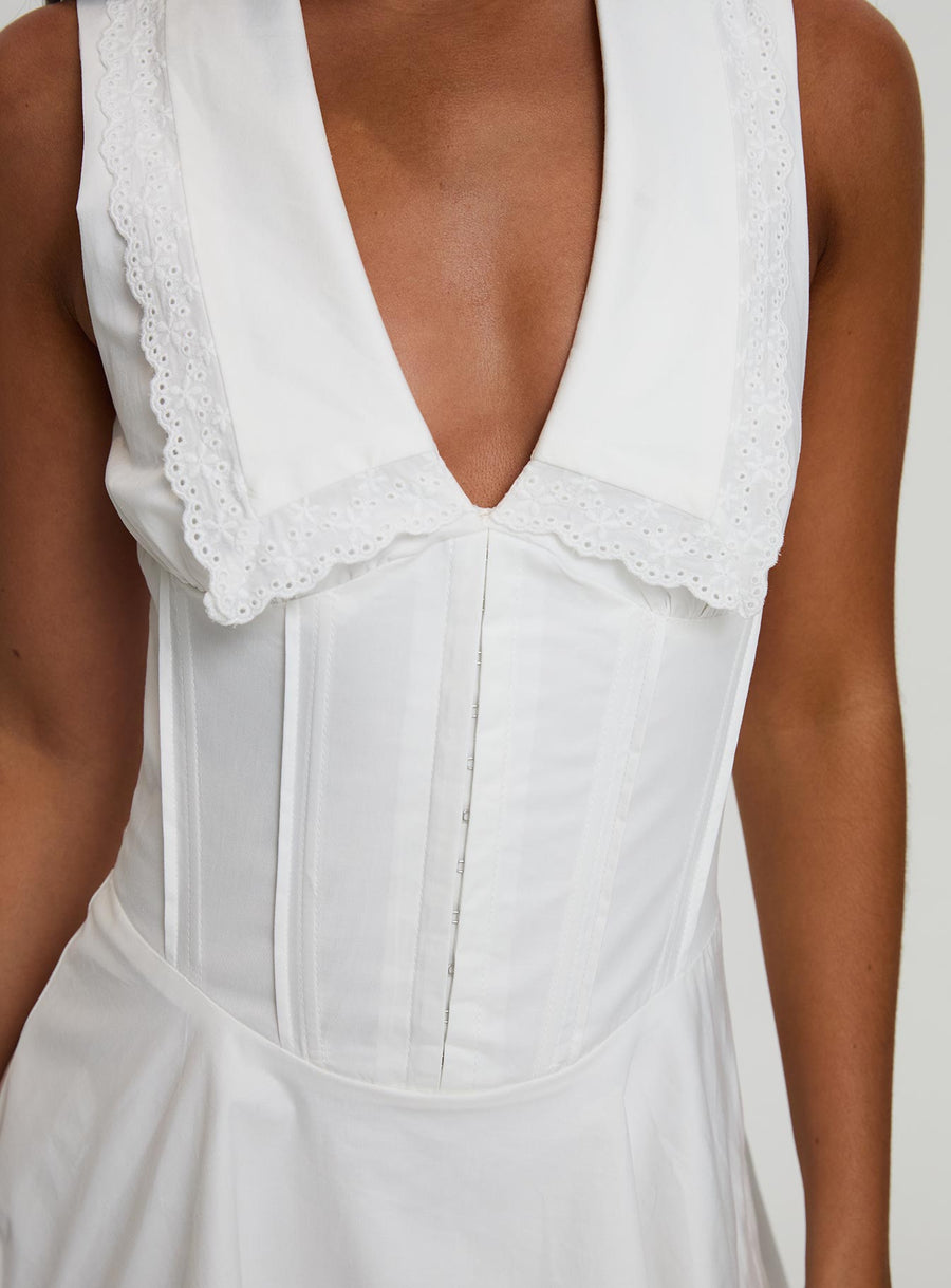 Haworth Mini Dress White · photo 6