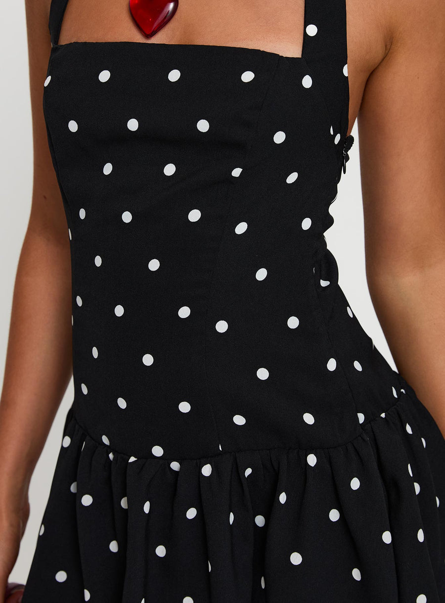 Gigli Bubble Hem Mini Dress Polka Dot · photo 6