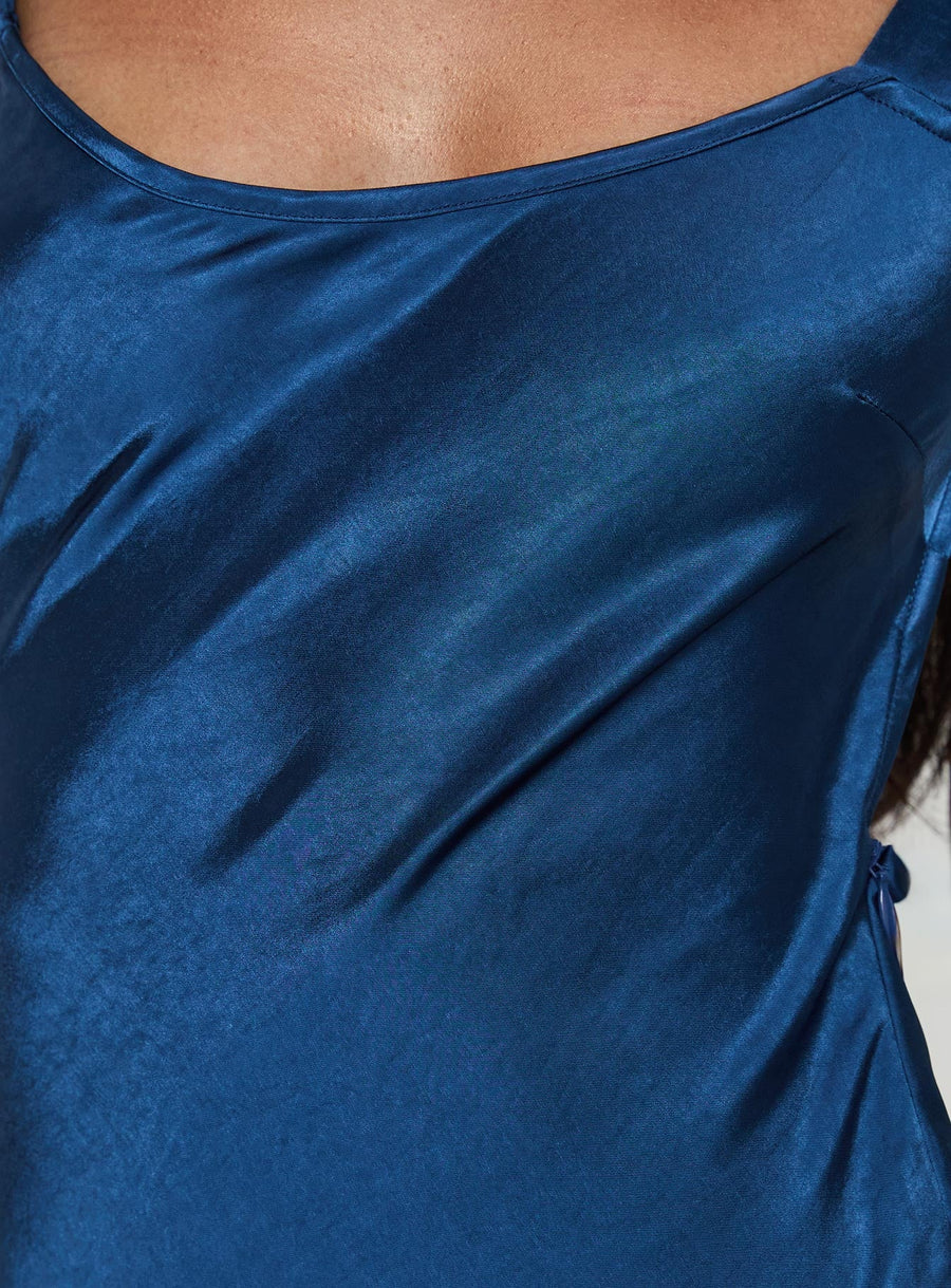 Emiliana Maxi Dress Blue · photo 5