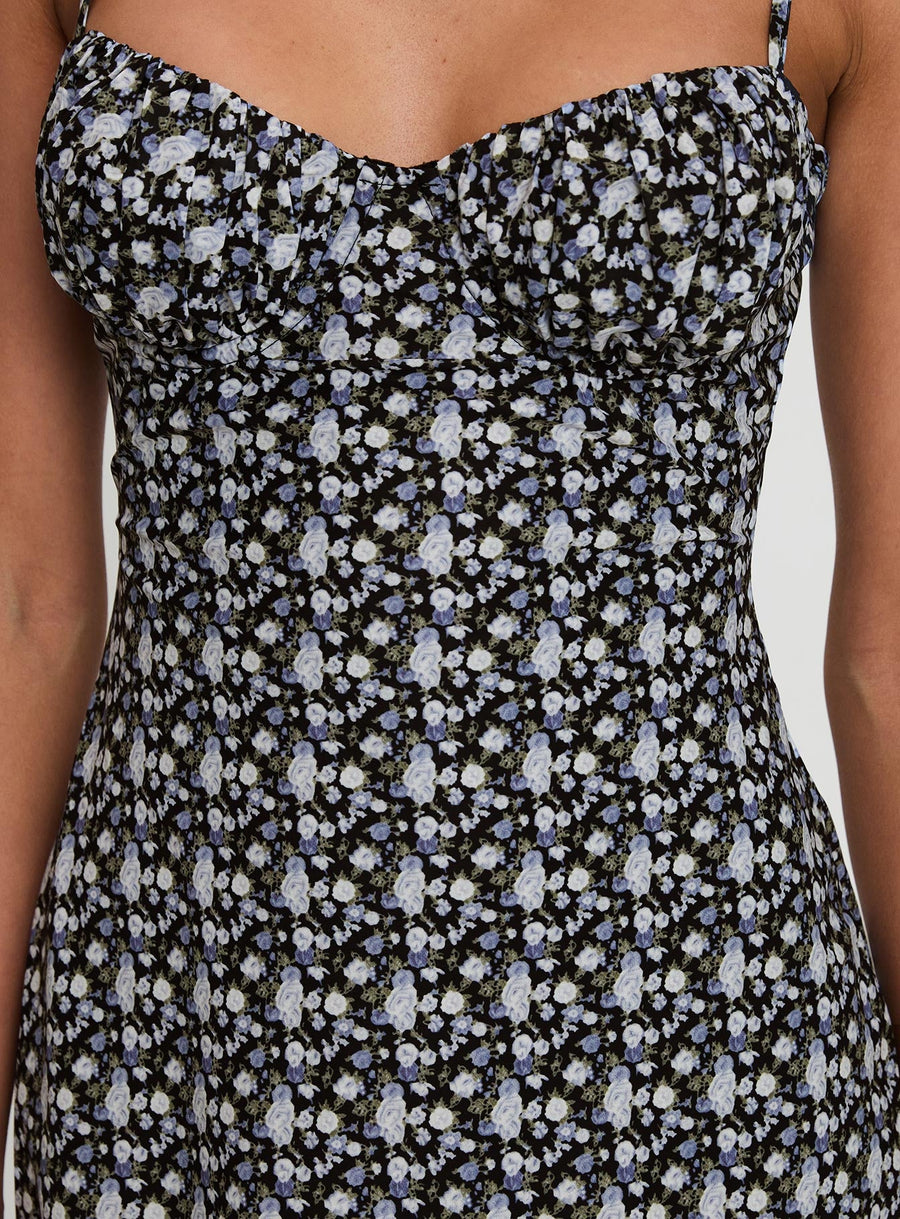 Draven Mini Dress Black Multi · photo 6