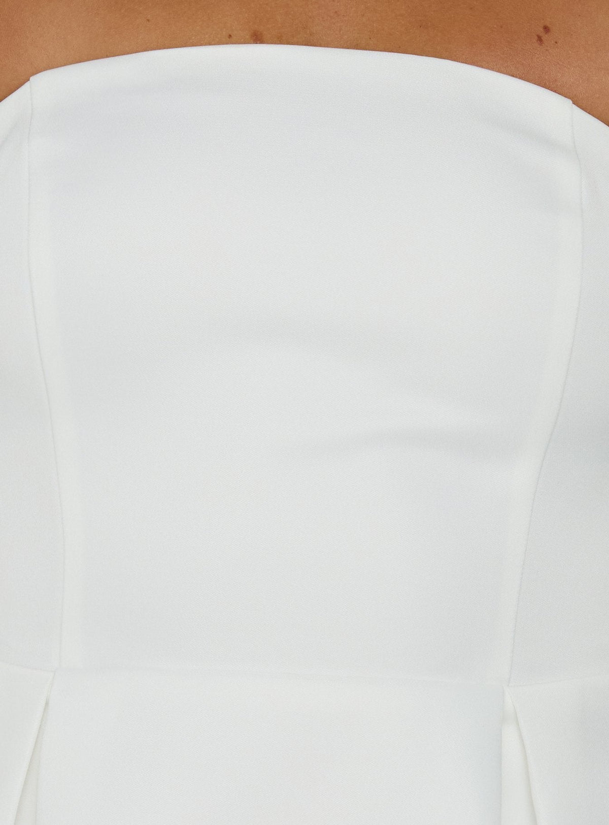 Spader Corset Mini Dress White