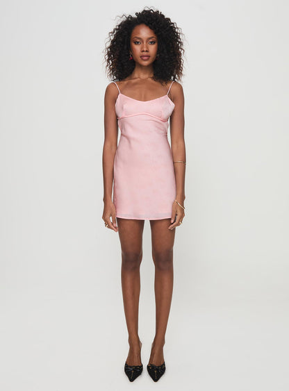 Clemence Mini Dress Pink