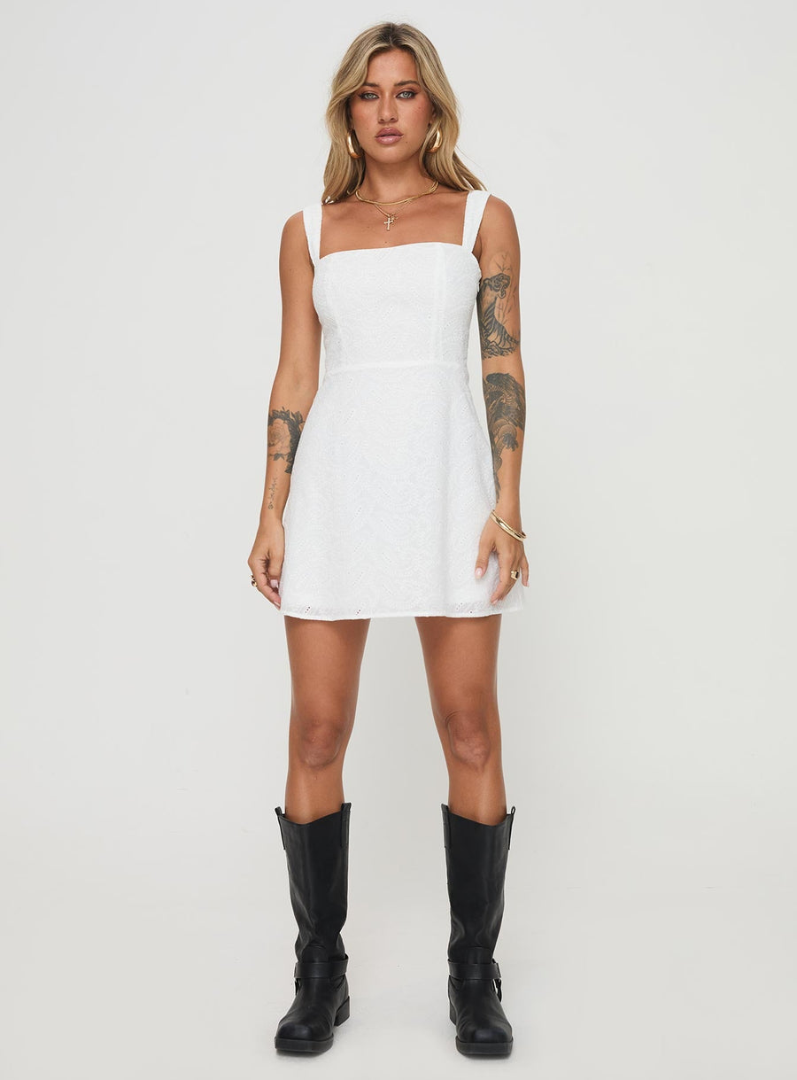 Elestren Mini Dress White · photo 7