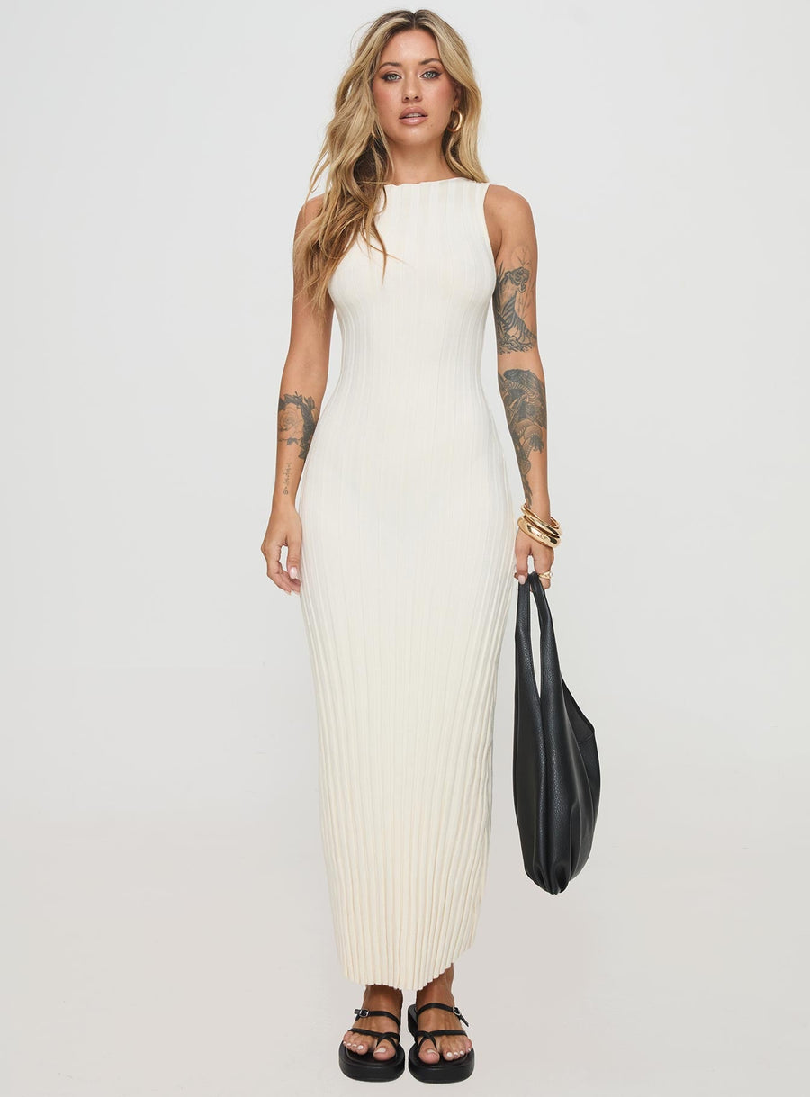Harp Maxi Dress Cream · photo 7