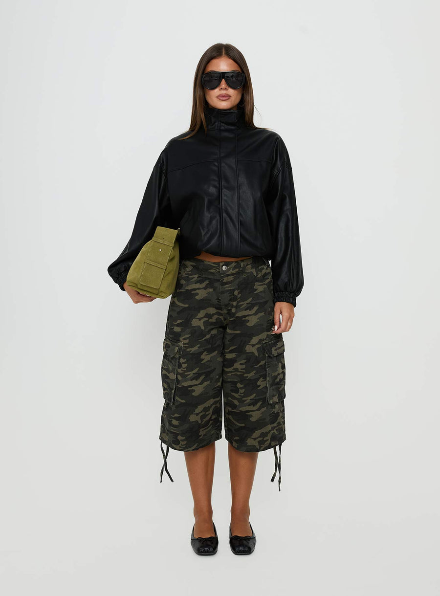 Hudsen Longline Cargo Shorts Camo · photo 12