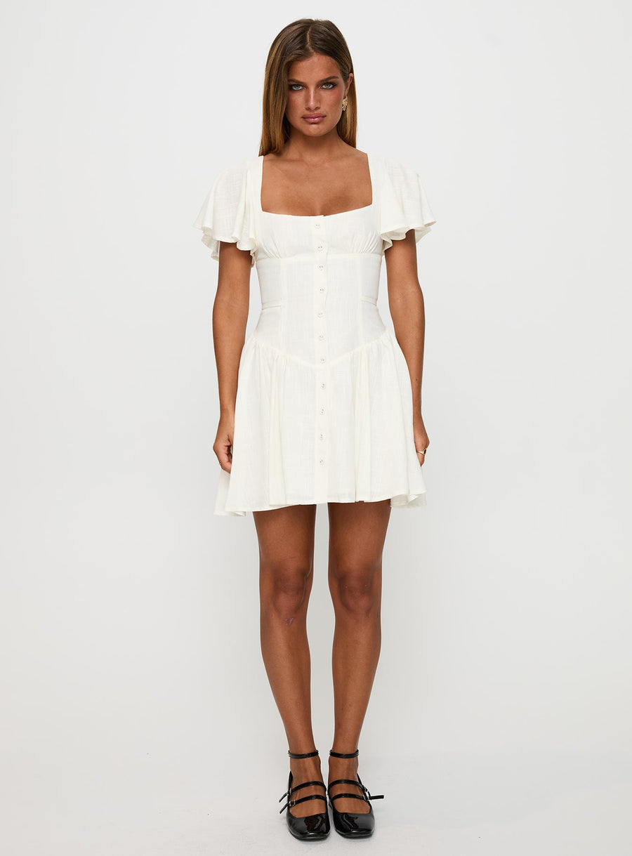 Forever More Mini Dress White · photo 7