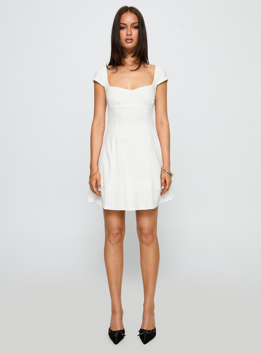 Infinite Wonders Mini Dress White · photo 7