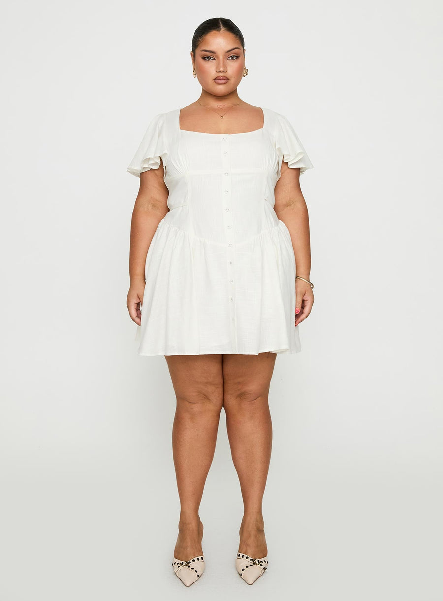 Forever More Mini Dress White Curve · photo 7
