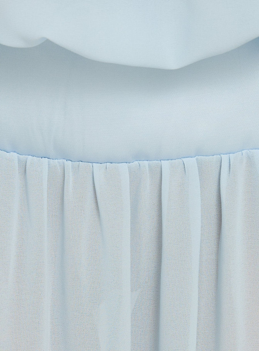 Gracia Blouson Maxi Dress Blue · photo 7