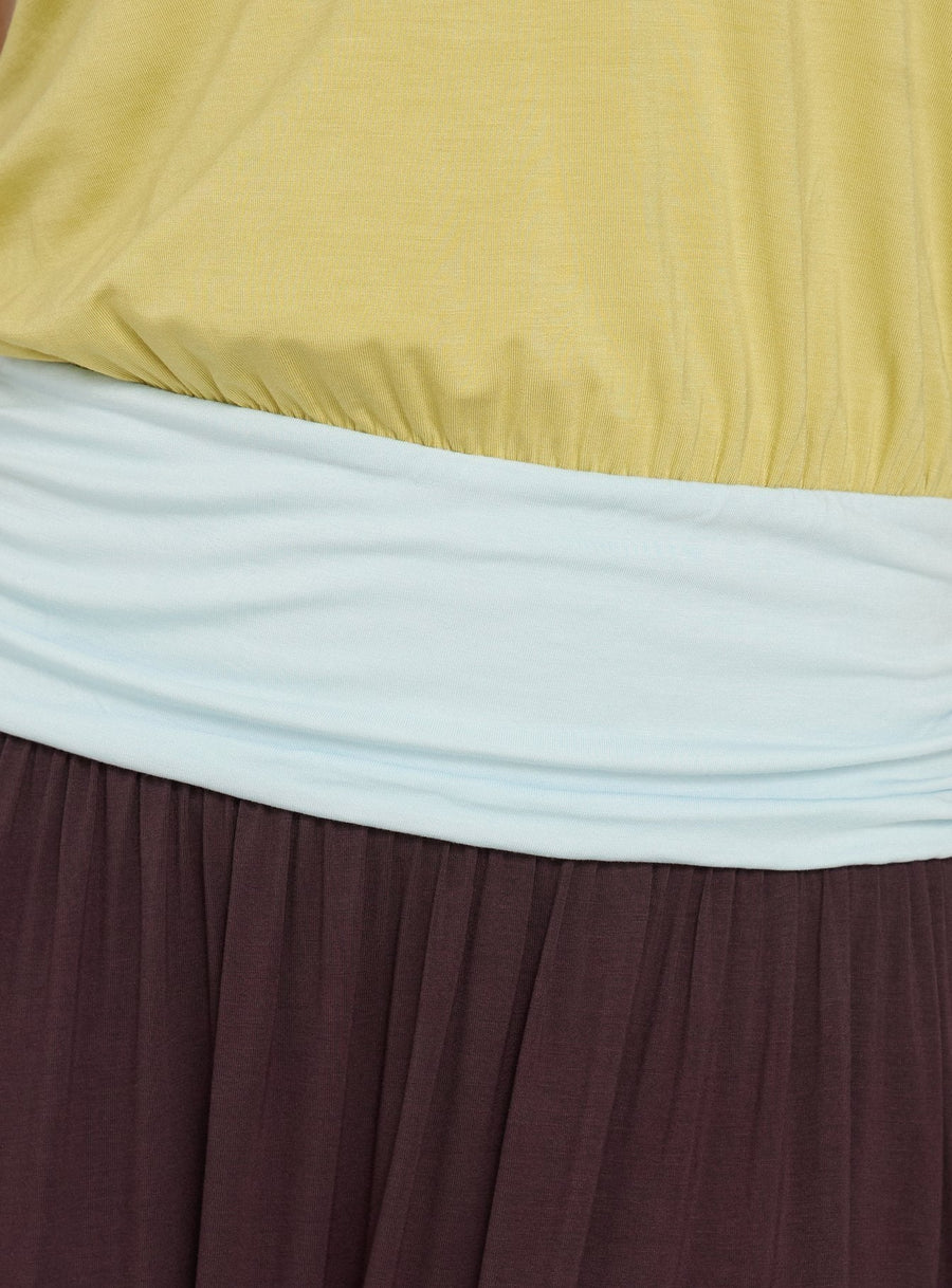 Heart Swarm Colour Block Strapless Maxi Dress Multi · photo 7