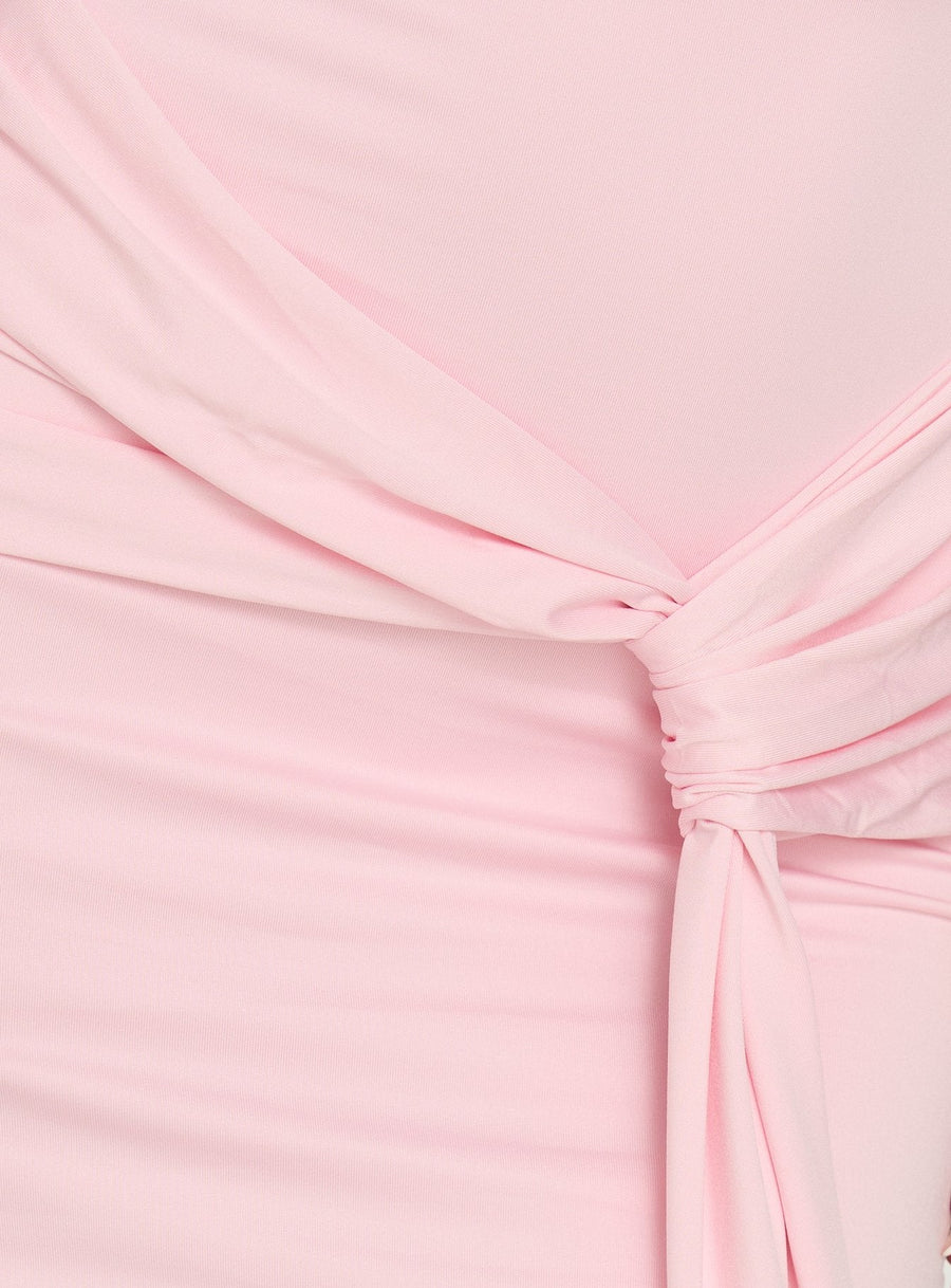 Ivetta Ruched Maxi Dress Pink · photo 7