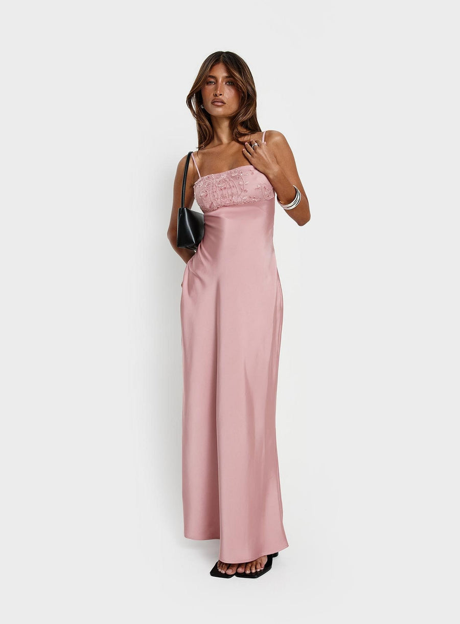 Engracia Sequin Maxi Dress Pink · photo 8