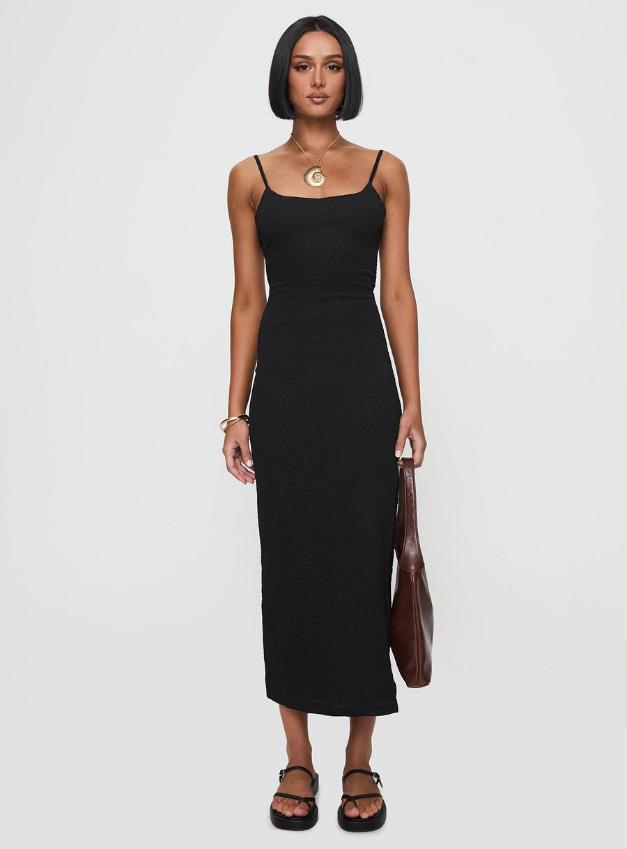 Elestria Maxi Dress Black · photo 8