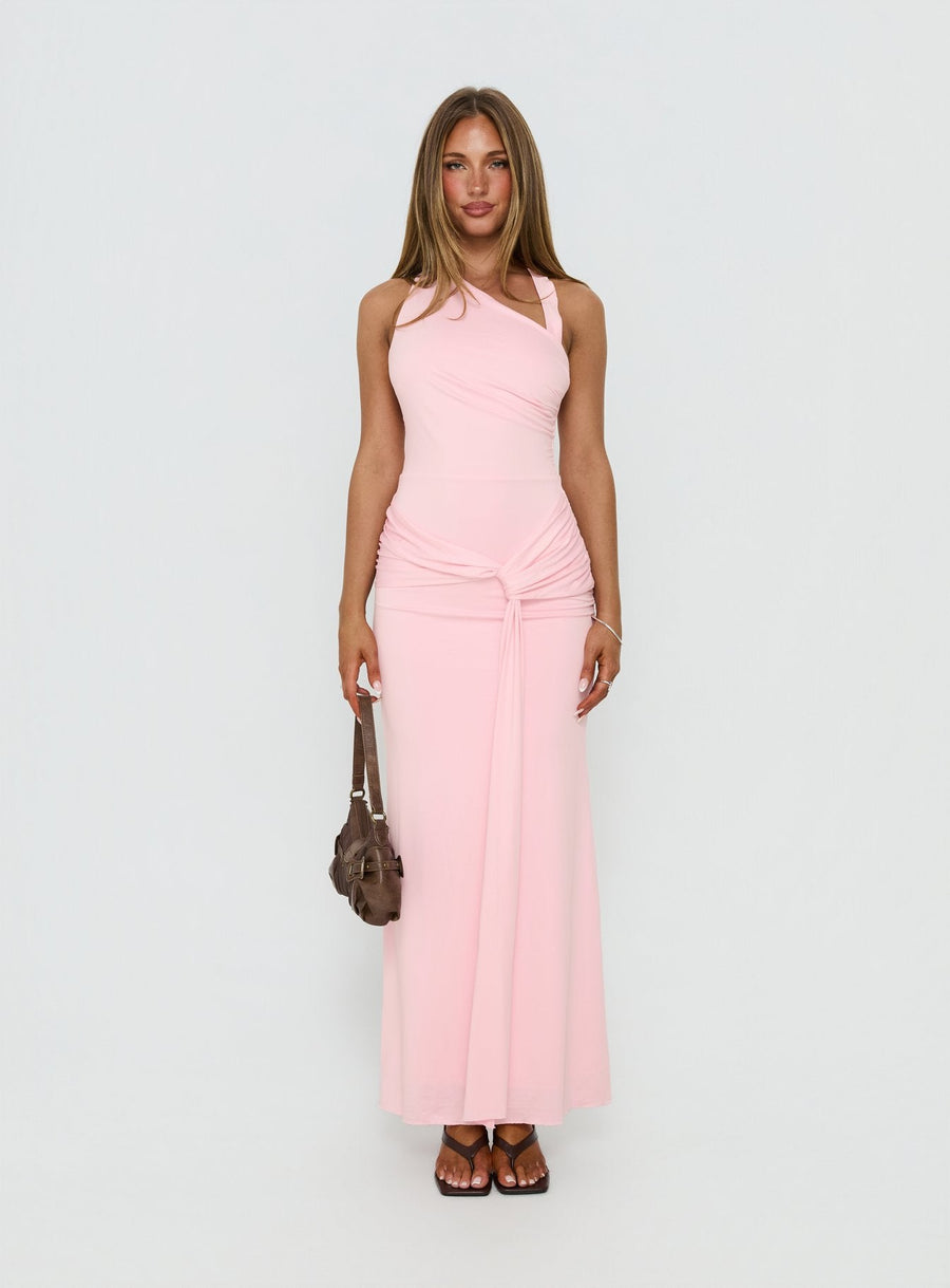 Ivetta Ruched Maxi Dress Pink · photo 8