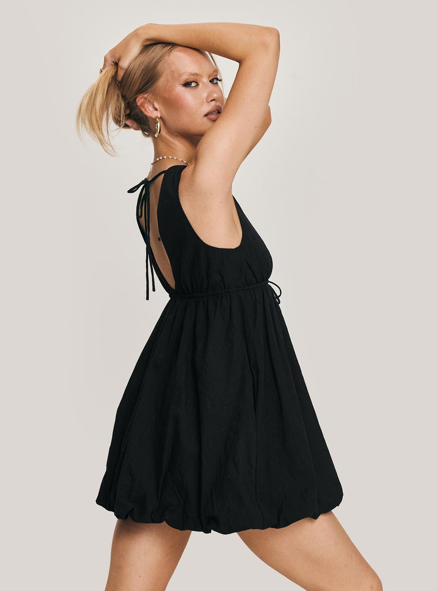 Calluna Mini Dress Black · photo 9