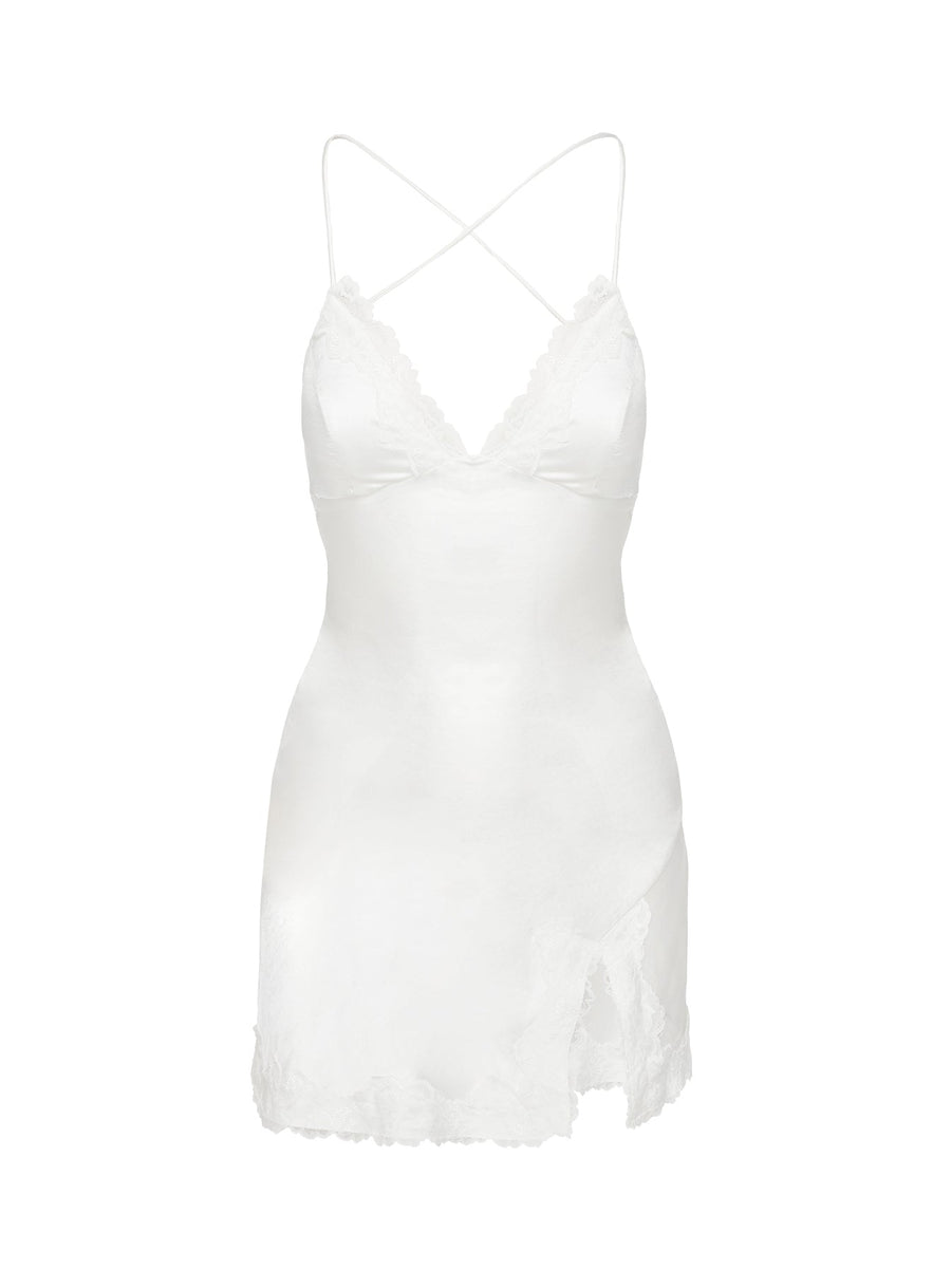Anysa Mini Dress White · photo 11