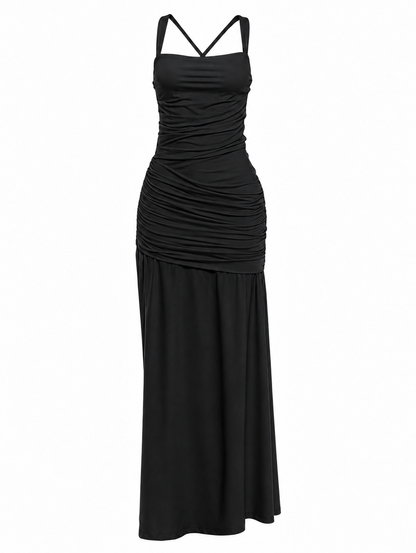 Positano Open Back Maxi Dress
