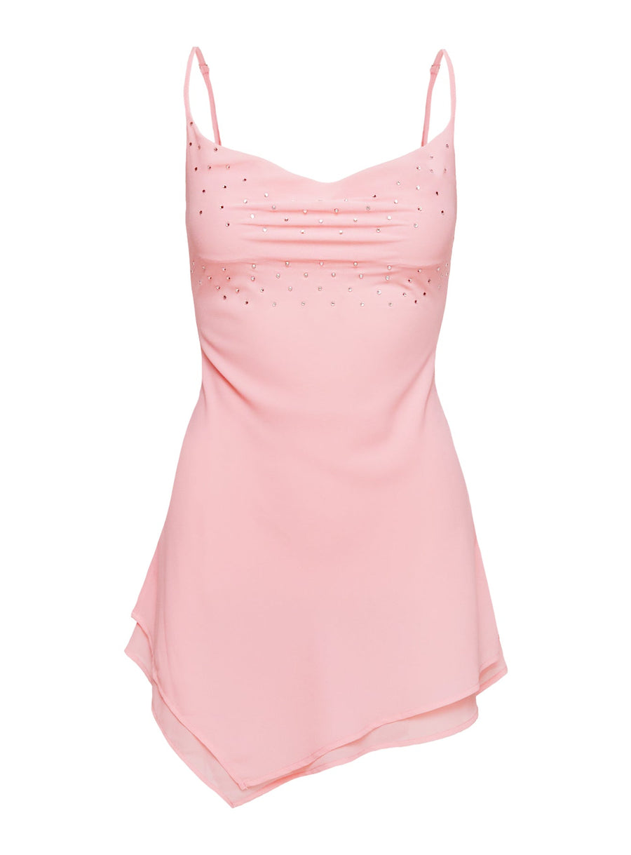 Fiasco Cowl Neck Mini Dress Pink · photo 5
