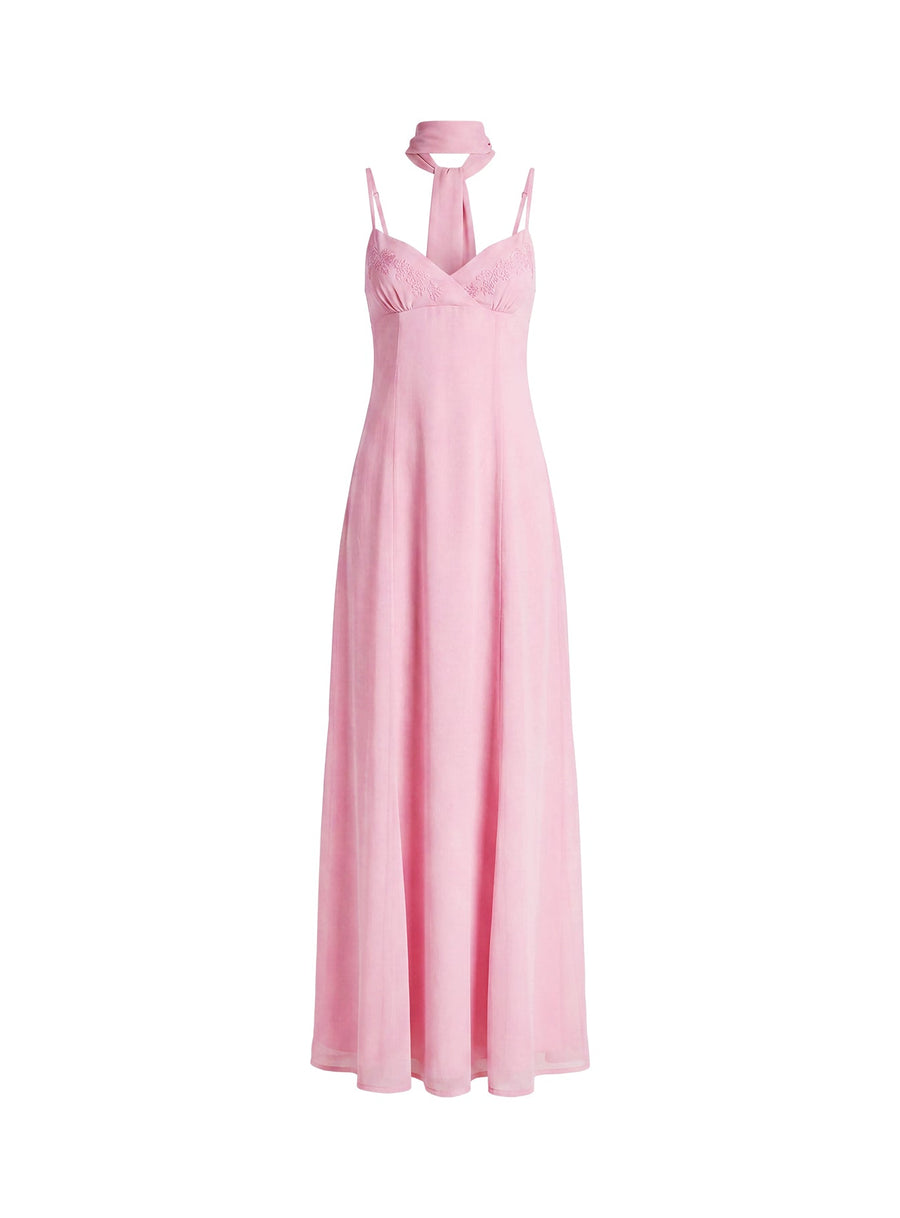 Jadira Scarf Maxi Dress Light Pink · photo 10