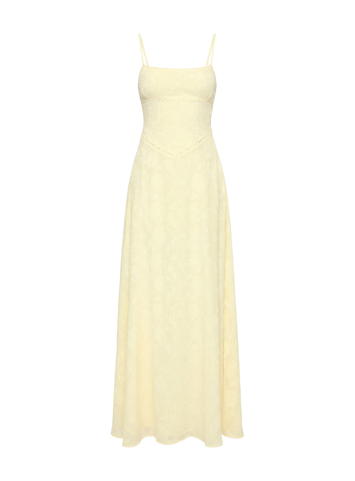 South Of France Maxi Dress Yellow