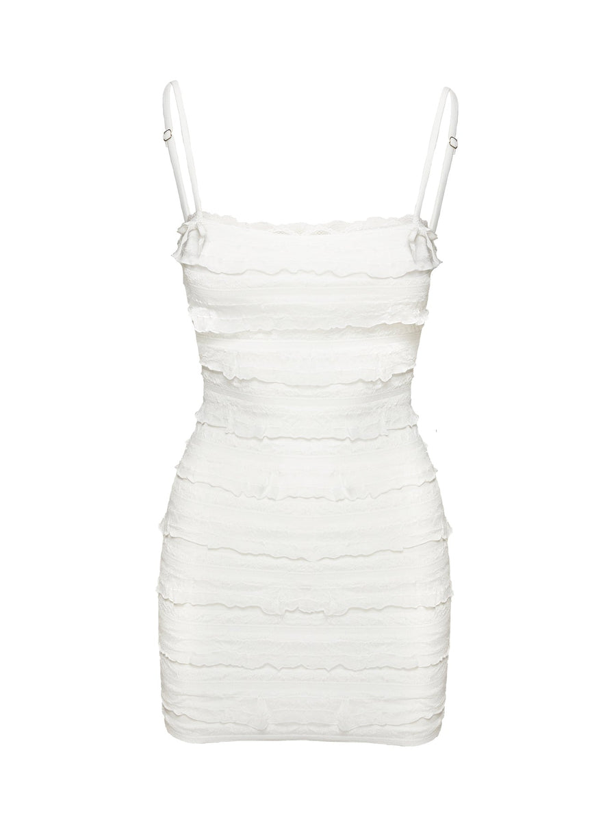 Gradine Mini Dress White · photo 11