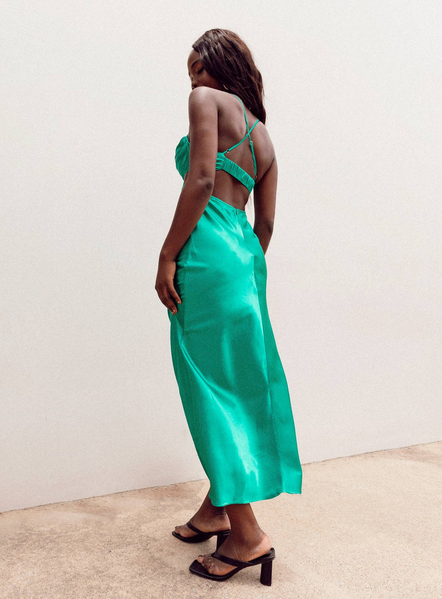 Giselle Midi Dress Green · photo 6
