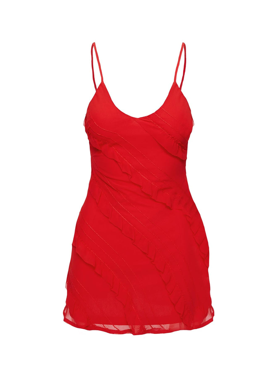 Lars Mini Dress Red · photo 8